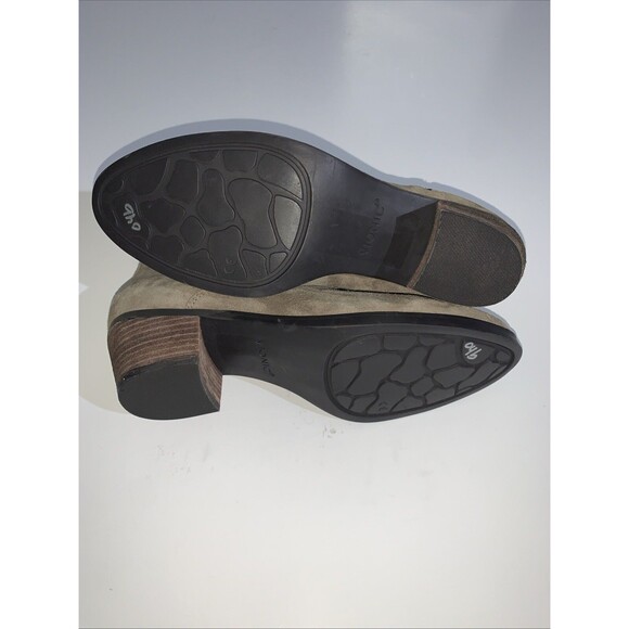 Vionic Women's 8M Ankle Boots Stone Grey Leather Waterproof Zip Booties EU 38.5 - Picture 9 of 9